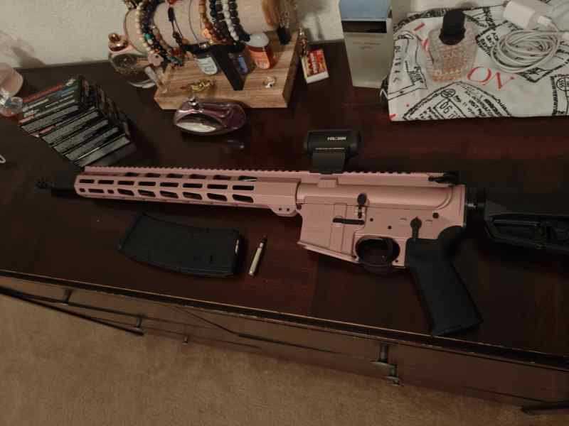 RUGER AR556 MPR TALO EDITION ROSE GOLD