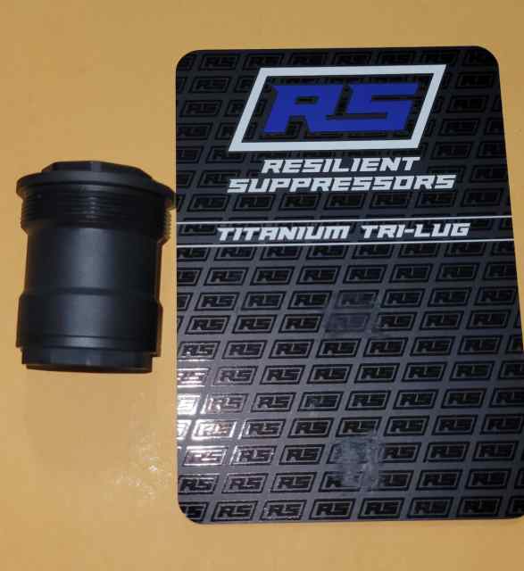 Resilient Suppressors titanium tri lug mount