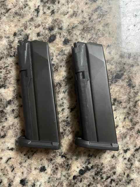 TWO PSA Glock 43, 43X, 48 15rd mags