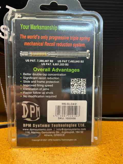 DPM Recoil Reduction for Glock/Shadow Systems NEW