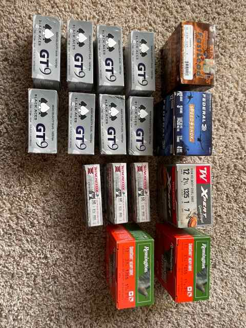 12ga ammo - full boxes - assortment