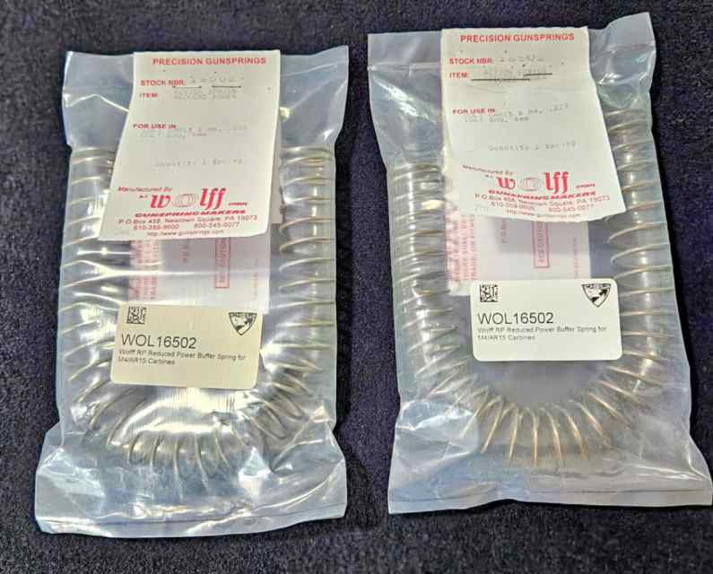 Wolff Reduced Power Buffer Spring for M4/AR15