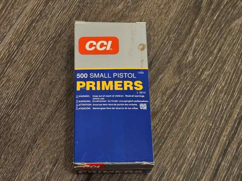 CCI 500 Small Pistol Primers