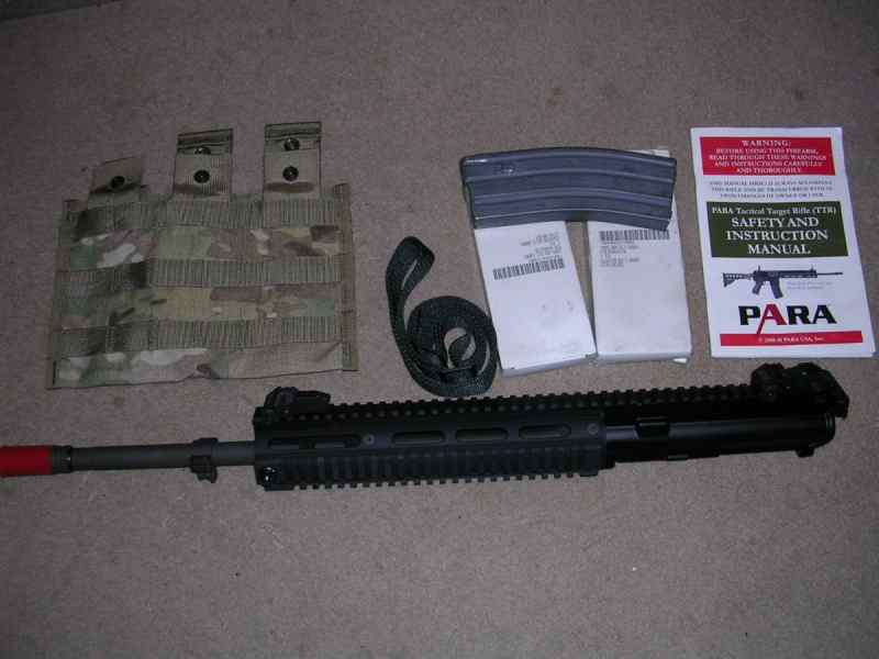 Unusual Para Ordnance AR15 gas piston upper 