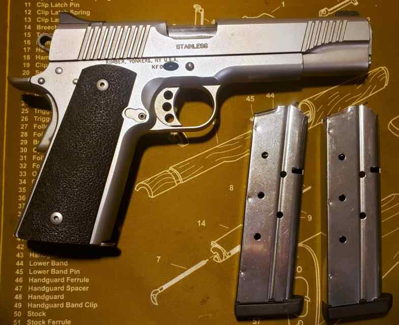 KIMBER CUSTOM STAINLESS .40 1911