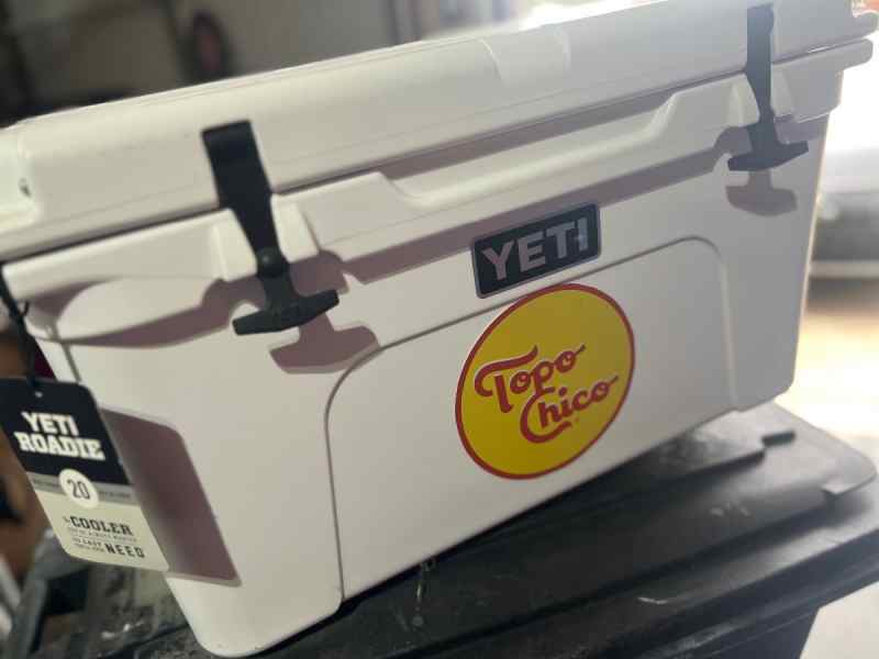 Yeti 45 Topo Chico cooler