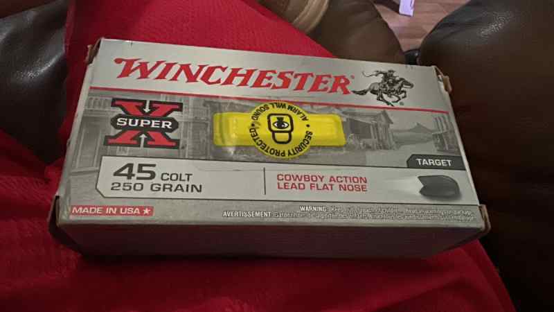 Winchester Cowboy Loads Lead .45 Colt 250-grain 