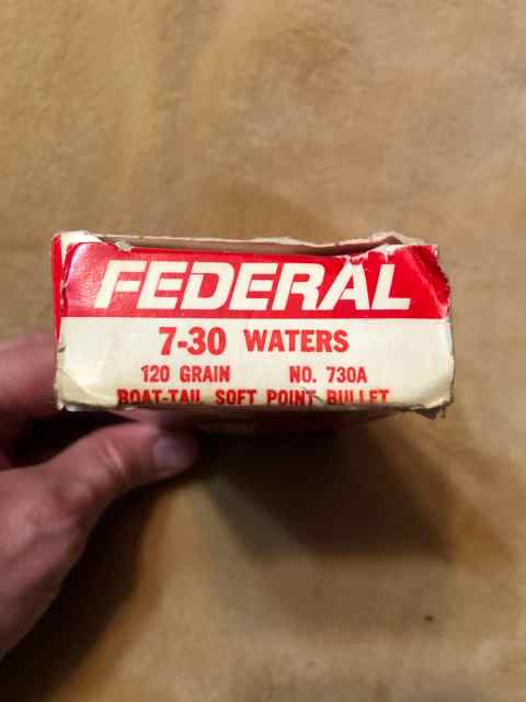 7-30 Waters Federal partial Box 17 Rounds