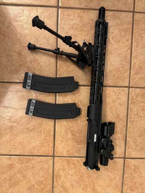 Ar platform 22lr complete upper with 2 mags