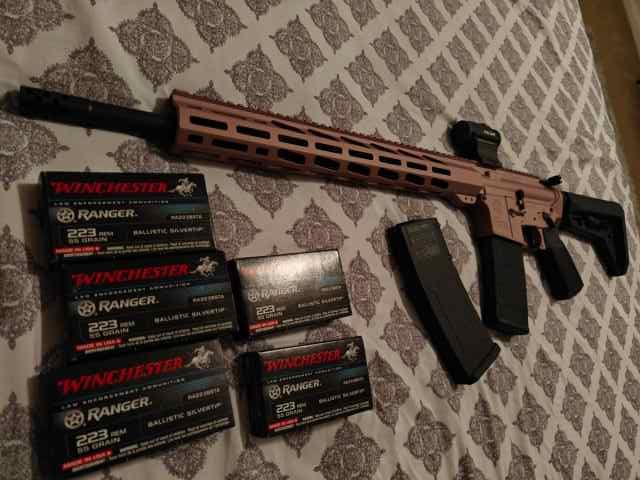 RUGER AR556 MPR TALO EDITION ROSE GOLD