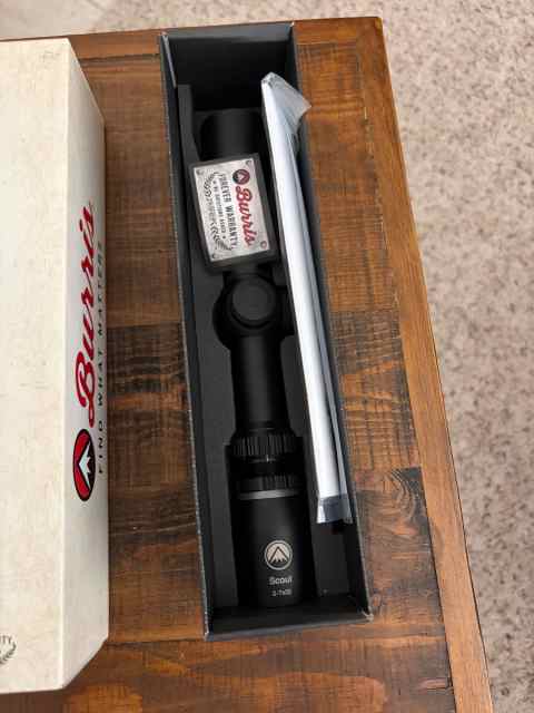 Burris 2-7x32 Scout Scope NIB
