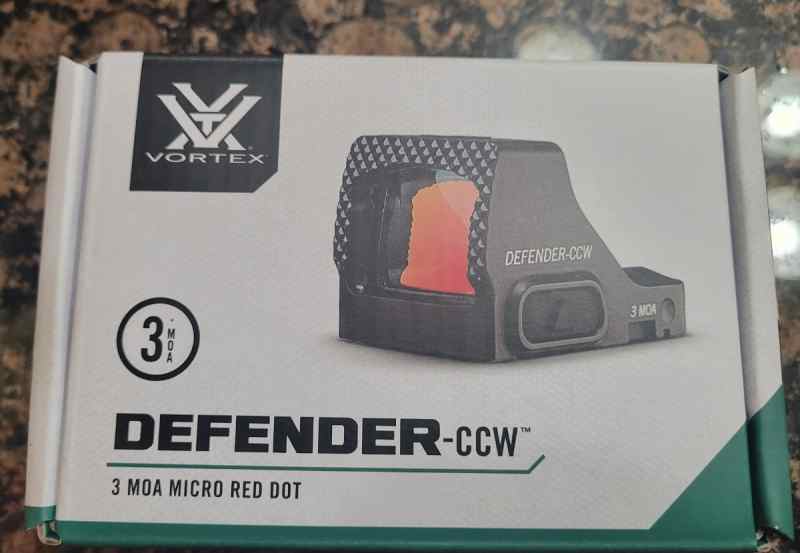 Vortex Defender-CCW 3 MOA Red Dot Sight DFCCW-MRD3