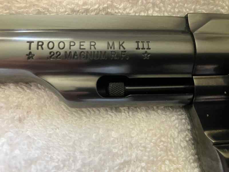 Colt Trooper III in 22 Magnum