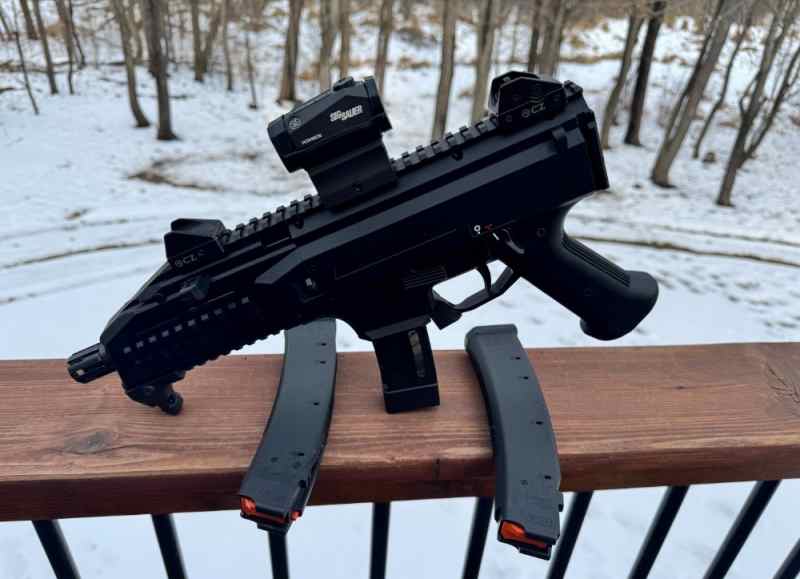 CZ Scorpion Evo 3 S1 9mm 7.72&quot; w/ SIG RED DOT