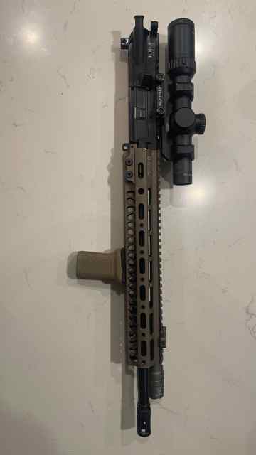 **PRICE DROP** BCM/Geissele AR15 with 1-8 LPVO 