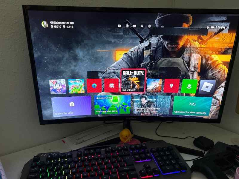 Xbox, Monitor, and phone trade