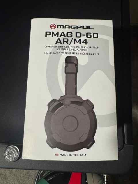 Brand-new Magpul D-60 drum mag