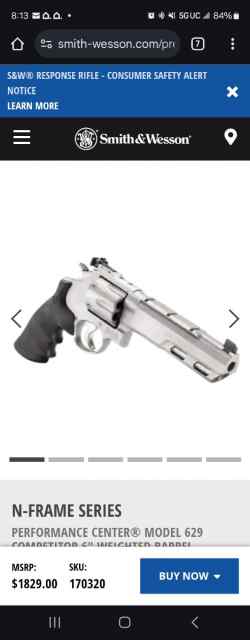 Smith and wesson performance center 44 mag