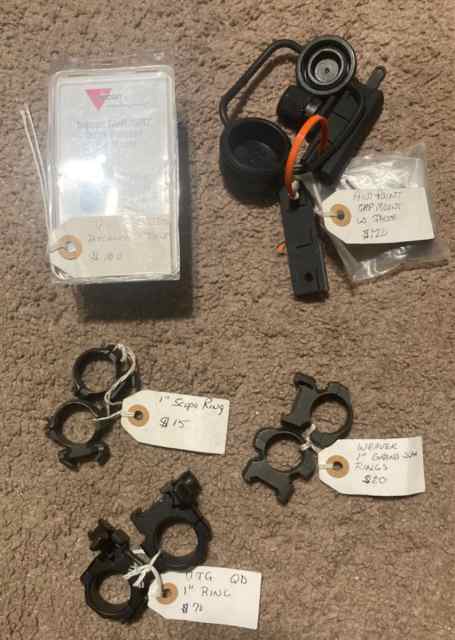 Trijicon, Weaver, UDT, Aimpoint mounts