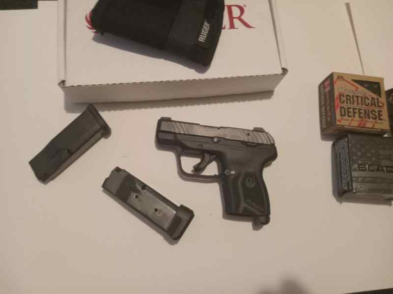 Ruger LCP MAX + ammo, two mags