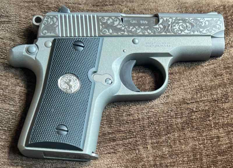 Colt Mustang Pocketlite SS Engraved 