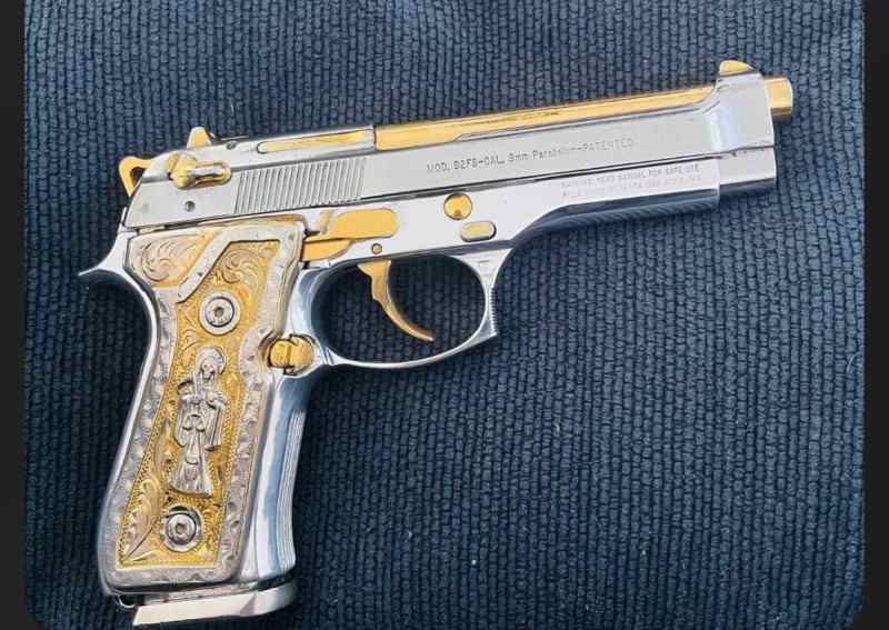 24k Gold plated Beretta 92fs 