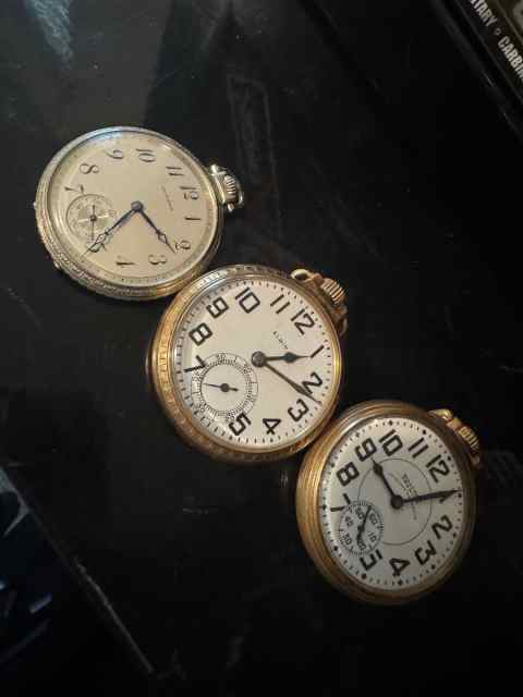 Elgin gold pocket watches 