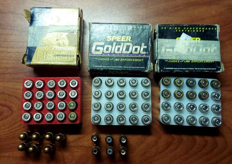 Federal Hydra-Shok and Speer Gold Dot .380 