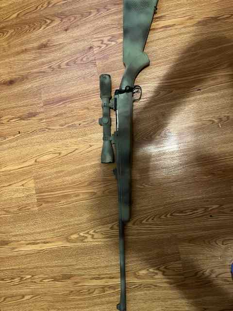 Left handed savage 110 270 wsm 3x9 Burris scope