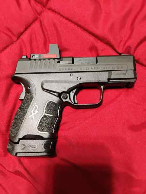 Springfield armory XD-S .45 acp and redfield optic