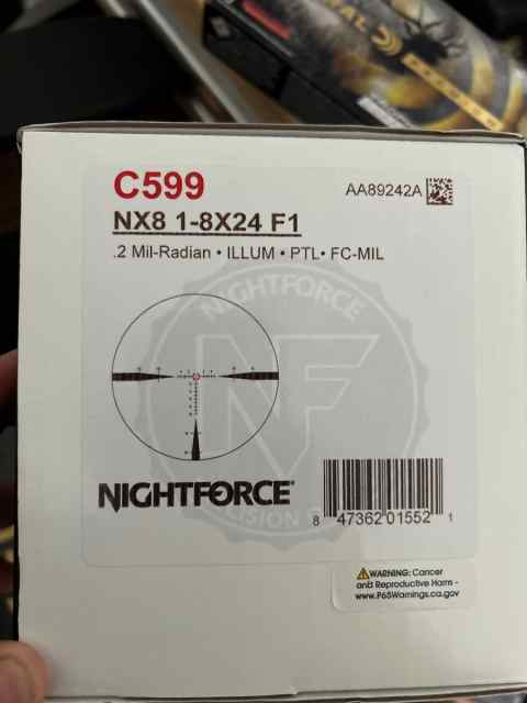 Nightforce NX8 1-8x25
